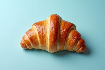 Tempting Ham and Cheese Croissant: Elegant Fine Dining Photography
