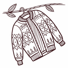 vector illustration of a shirt