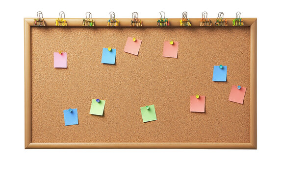 Classroom bulletin board filled with colorful pinned notes used for organizing daily announcements and reminders