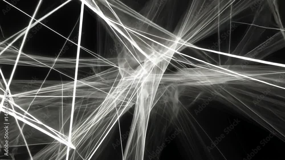 Poster dynamic abstract lines and patterns visual effect of light and shadow, evoking movement and energy i