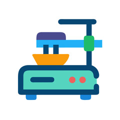 Heat Press Machine Vector Illustration Graphic Flat Icon