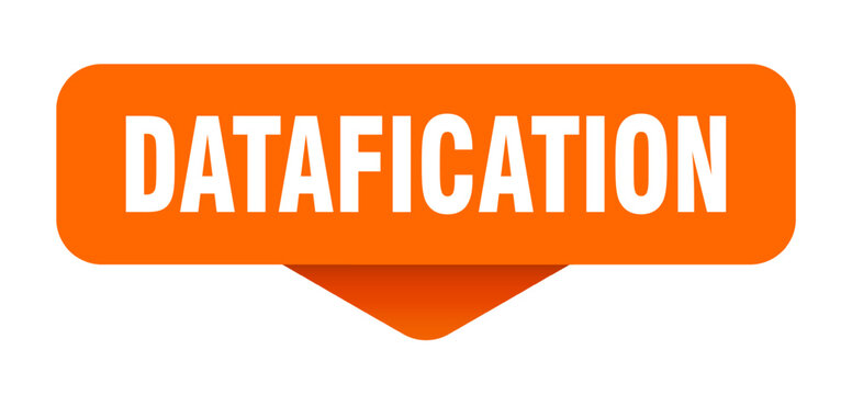 datafication sticker. datafication sign on transparent background