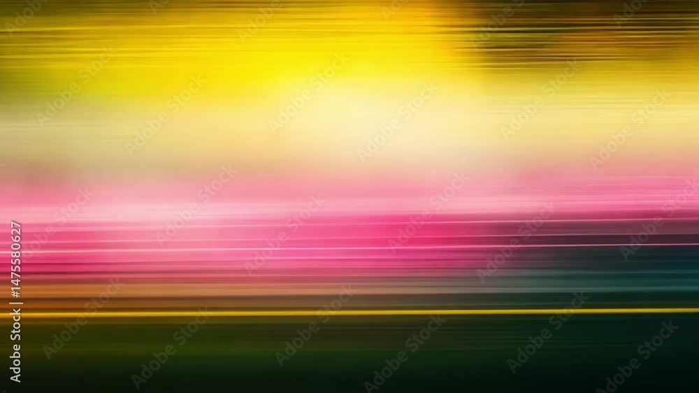 Poster vibrant abstract background with colorful blurred lines in motion, creating energy and joyful design