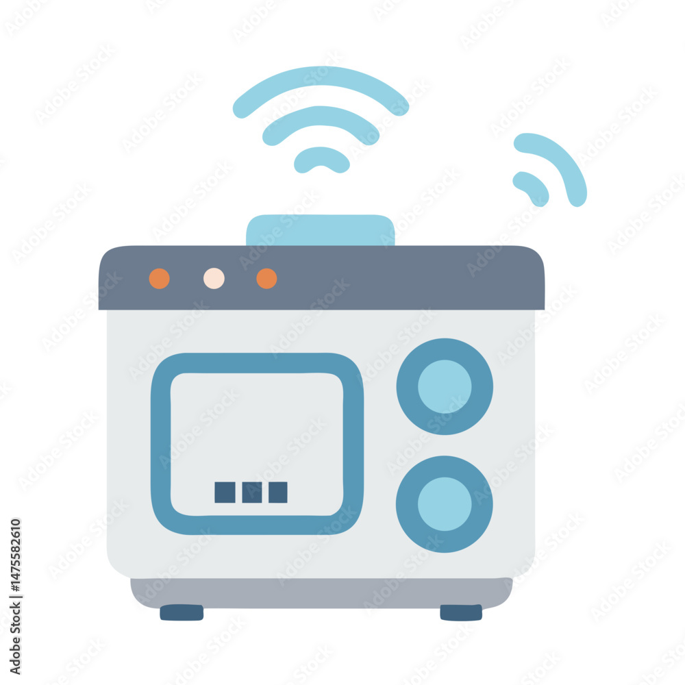 Poster smart retro radio with internet connection and wifi