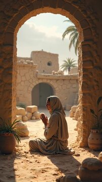 Esther praying to God