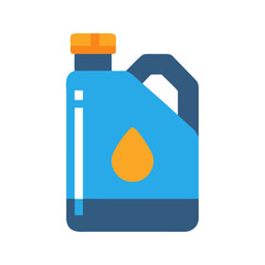 Motor oil canister illustration on a black background