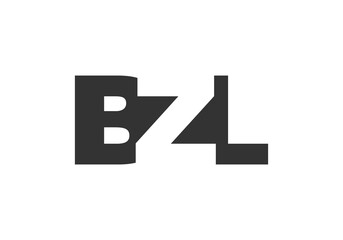 BZL logo design. Initial letter B Z L bold font style for tech startups, consulting, corporate branding. Creative company name, headlines typography identity, trendy logotype.
