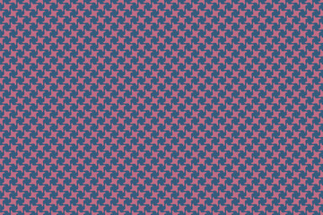 Elegant houndstooth pattern in muted pink and blue tones.  Perfect for textile design, website backgrounds, or fashionrelated projects.