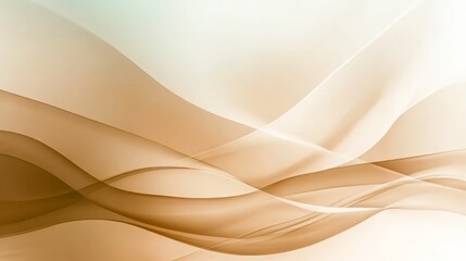 Fototapeta premium earth tone painting background, lines layer curve free flow design, organic boho theme abstract background