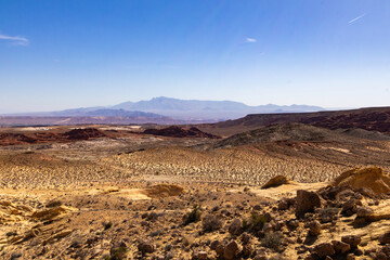 Views of Fire Canyon in Valley of Fire State Park in Nevada