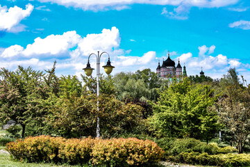 landscape with a church