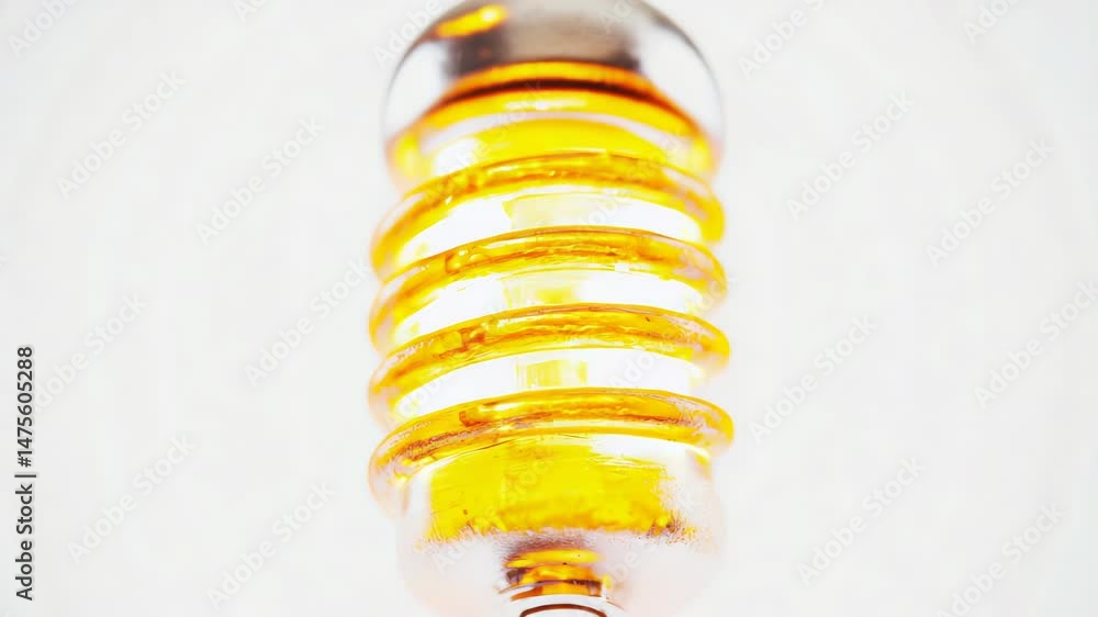 Poster a close-up view of a bottle containing clear liquid, suitable for use in food and beverage photograp