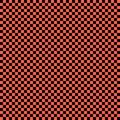 Checkerboard Pattern with Alternating Orange and Black Colors