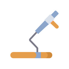 Minimalist Podcast Microphone Illustration with Black Background