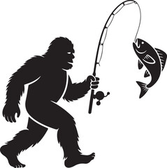 Bigfoot Walking Through Forest Silhouette

Legend of the Sasquatch Vector Scene

Mysterious Bigfoot Shadow in Trees

Cryptid in the Wilderness Silhouette Art

Bigfoot Sighting Silhouette Design