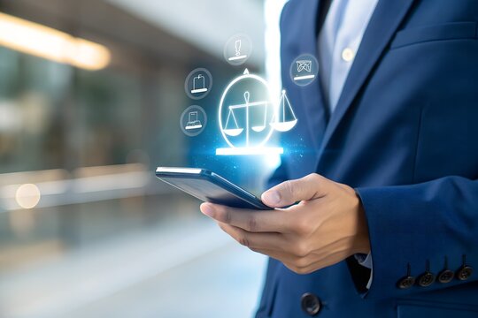 Digital banking and financial technology concept, Finance and banking networking. Businessman with digital online banking on virtual screen