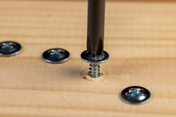 screw with a drill for fixing wooden boards and other wood materials, self-tapping screws with a...