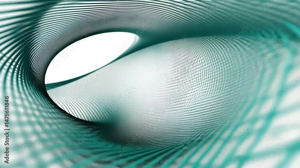 Poster mesmerizing abstract design dynamic mesh structure with fluidity, depth, and movement in intricate l