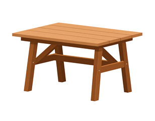 Simple wooden table (1)