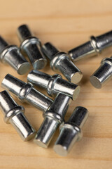 rivets for furniture are used to install shelves in cabinets, furniture metal fittings