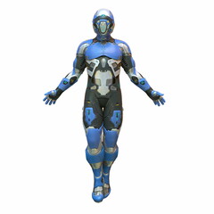 サイバーマン　3DCGレンダリング