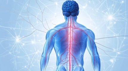 Human nervous system anatomy
