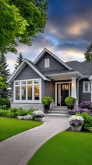 new england home exterior design with Curb Appeal 