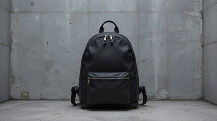 the minimal backpack in black