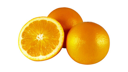 Orange fruit and slices