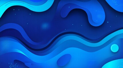Stunning Blue Abstract Background Design