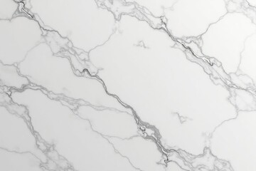 Obraz premium Close-up of luxurious white marble kitchen countertop, showing veining and texture , interior, home
