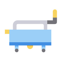 Portable generator icon vector design illustration graphic resource