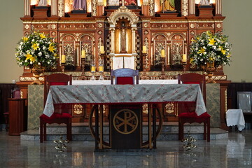 Altar Paróquia Sant'Ana Igreja Lavras Minas Gerais