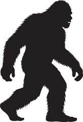 Bigfoot Silhouette SVG – Sasquatch Forest Clipart for Cricut, T-Shirts & Outdoor Crafts

