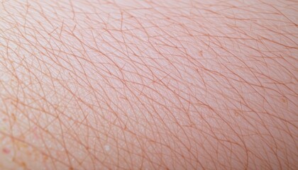 Fototapeta premium Close-up of human skin texture showing fine hairs.