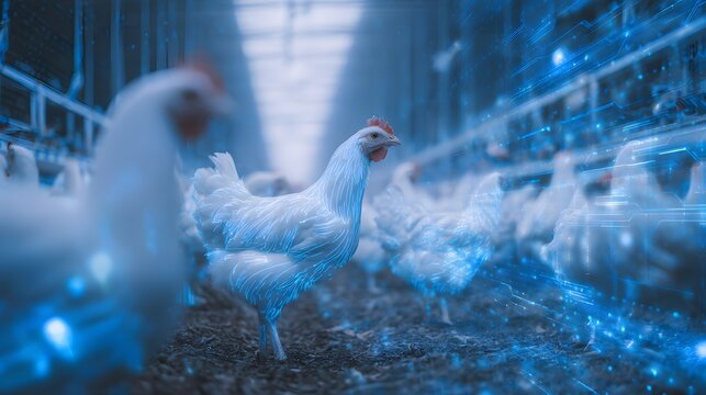 Precision Poultry Farming: Chickens in High-Tech Environment