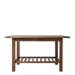 wooden chair isolated on white