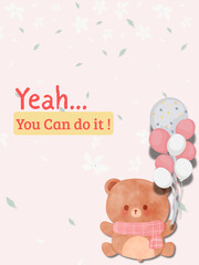 Simple background you Can do it watercolor