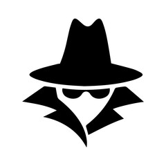 spy glyph icon