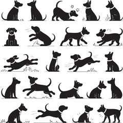 "Dog Silhouette Vector | Pet Animal Outline Art"

"Black Dog Silhouette Clipart | Canine Vector PNG"

"Labrador & German Shepherd Dog Silhouette Set"

"Dog Walking Silhouette | Pet Animal Cut File"

"