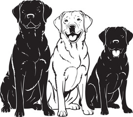 Loyal Dog Sitting Silhouette

Playful Puppy Running Vector

Dog with Paw Up Silhouette Scene

Alert Guard Dog Vector Design

Dog and Owner Walking Silhouette