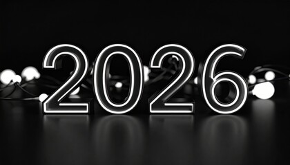 Number 2026 of lights on a table
