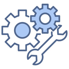 Configuration Blue Icon