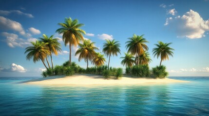 Fototapeta premium Tropical island paradise