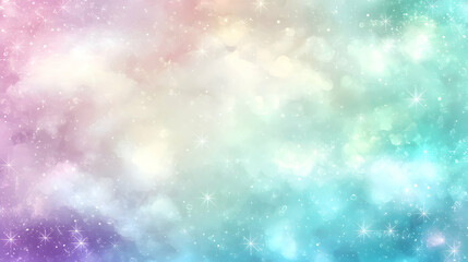 Pastel nebula space background, cosmic clouds, dreamy design, for websites or presentations