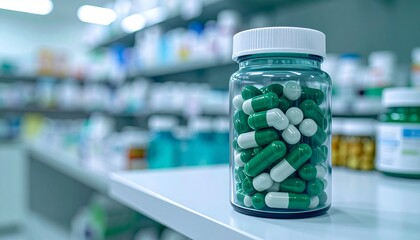 医療イメージ　薬の瓶