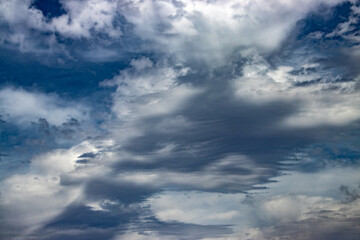 blue sky with clouds