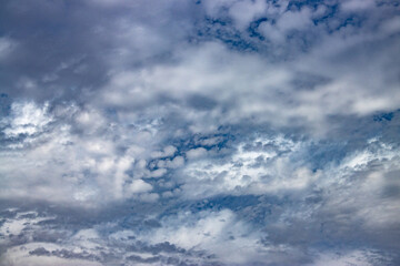 blue sky with clouds