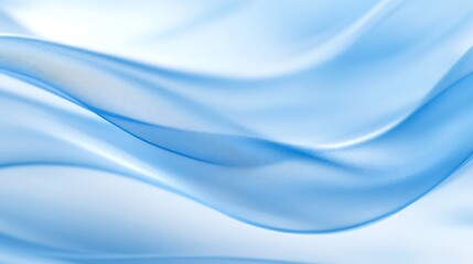 Obraz premium Light blue flowing fabric background