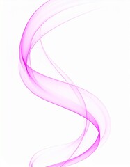 Abstract swirl of smoke on white background